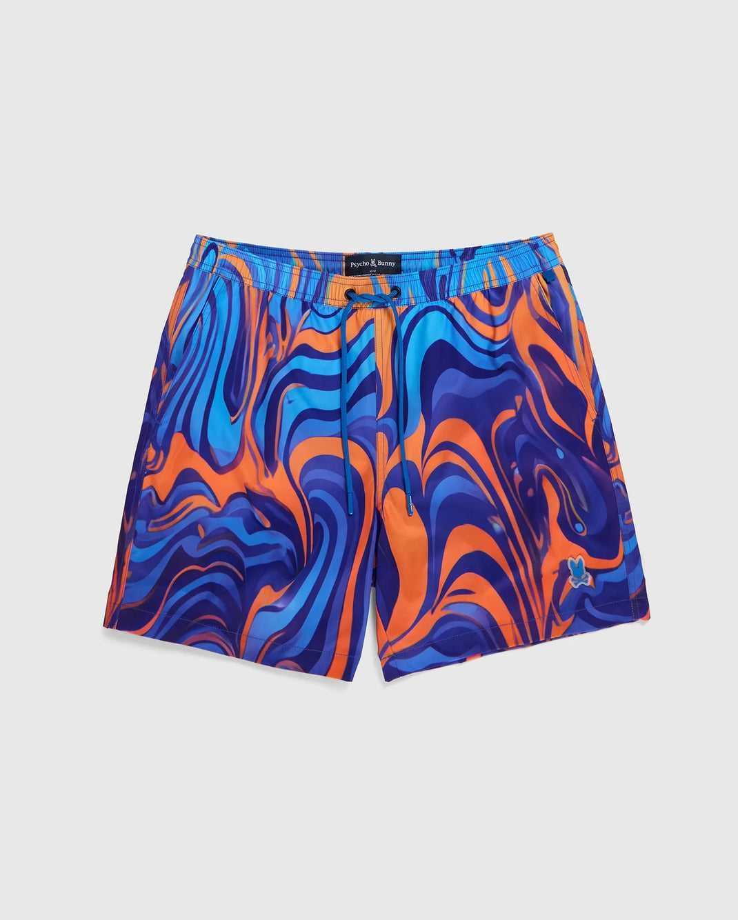 Slip de Bain Psycho Bunny Nevada All Over Print Swim Trunk Bleu Royal Clair Homme | IPN-20173120